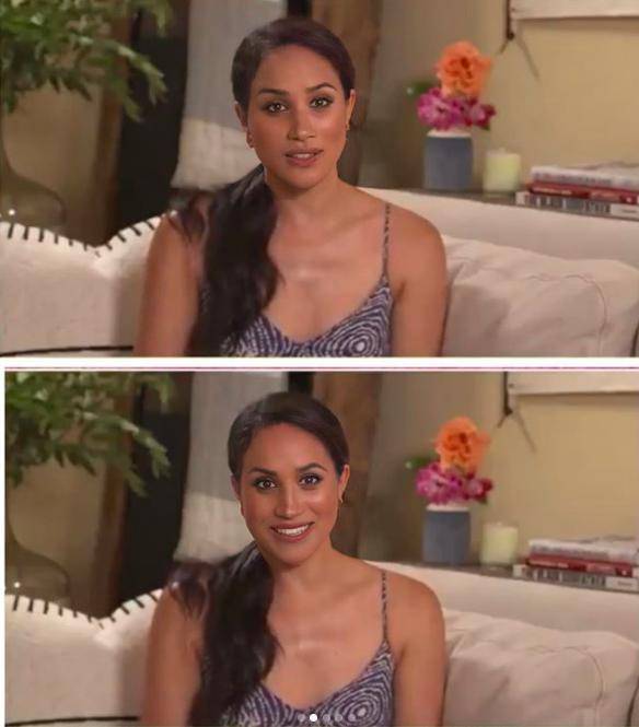 白甜|梅根上万元《财富》杂志论坛出大招，秋季肉桂奶茶新妆秒杀傻白甜主持人