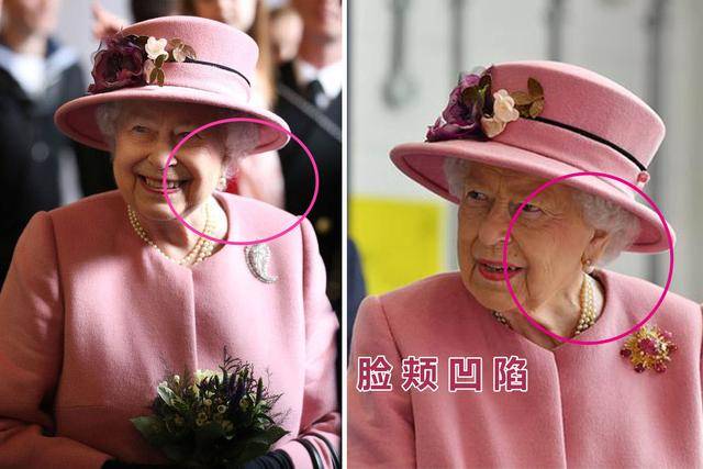 女王|英女王时隔七月终于现身，穿蜜桃粉大衣太可爱，彩虹造型展少女心