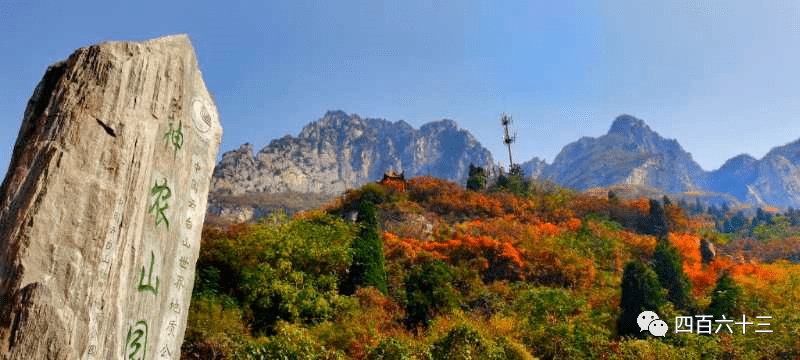 2020金秋时节—焦作沁阳神农山红叶节 神农山 今天