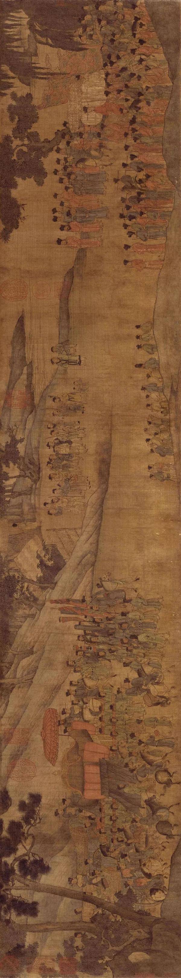 绍兴|宋代《人物故事图》所描述的故事是否为迎接徽宗、郑皇后梓宫？