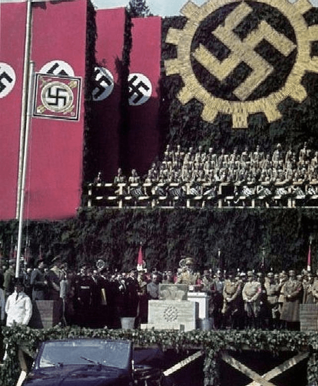 19381940战争狂人希特勒的20张高清彩照