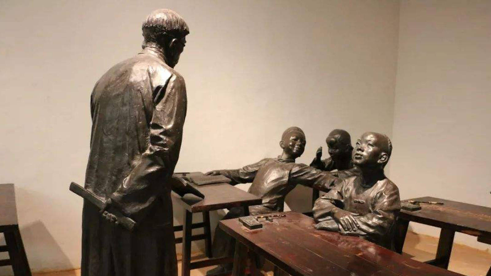 历史文谈:古代私塾的教育复兴意义_雕塑