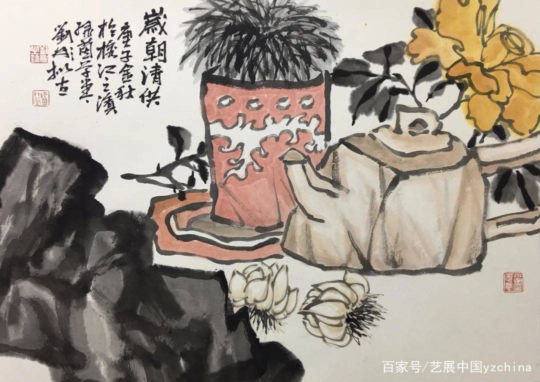 历代写意花鸟画范作选集（第101集）[205幅]