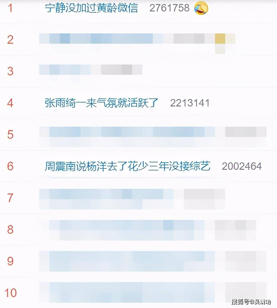 《浪姐》团综先导片播出霸屏热搜榜：宁静没加