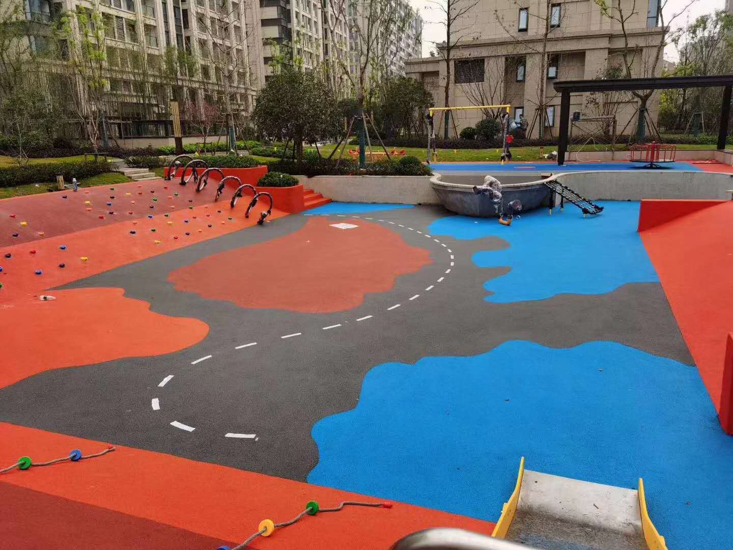 小区epdm塑胶儿童乐园