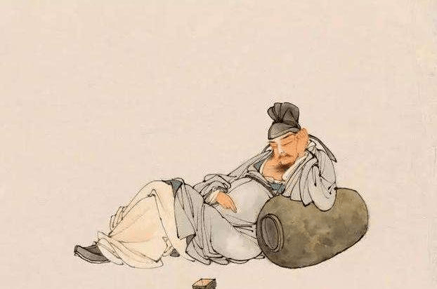 原创中国历史上的第一酒鬼,让人跟在自己身后,喝死立马挖坑就地埋葬