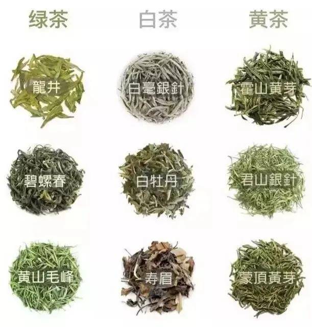 茶的种类很多,常见的有绿茶,花茶,红茶,白茶,乌龙茶,普洱茶等.