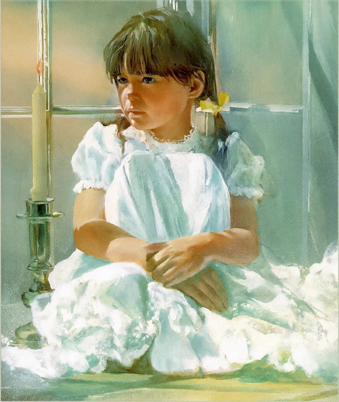 图片[20]-美国女画家卡罗琳·比利希作品，这画面真清爽-魔性次元