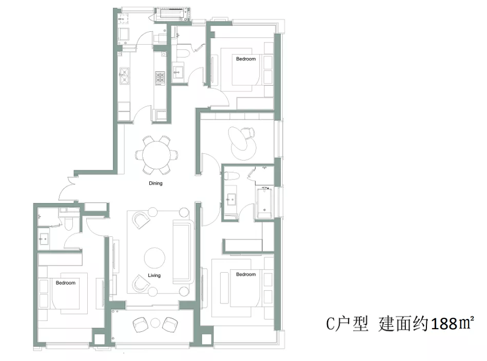 瑞虹新城9期 「中粮瑞虹 海景壹号」样板间已开放