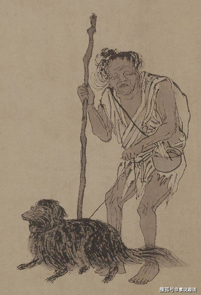原创600年前的流民图和蒋兆和的一样精彩比齐白石还画得好