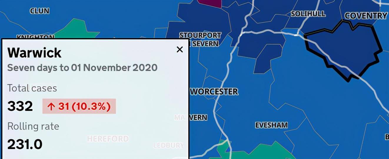 疫情|图解英国热门大学所在区域疫情形势！2021年初入学英国还能去吗？