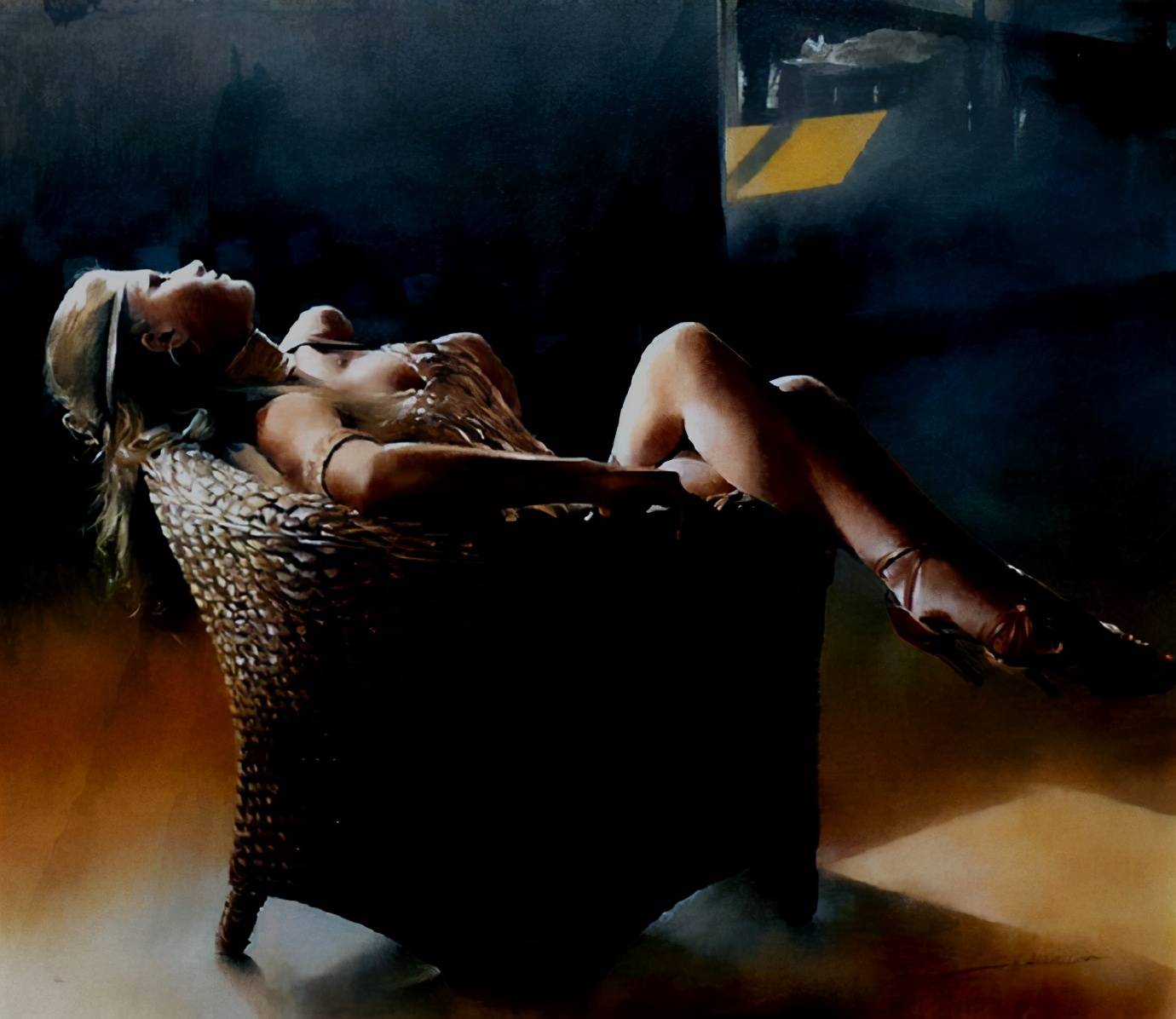 图片[10]-人体艺术——意大利画家人体油画中的女郎性感而神秘！-魔性次元