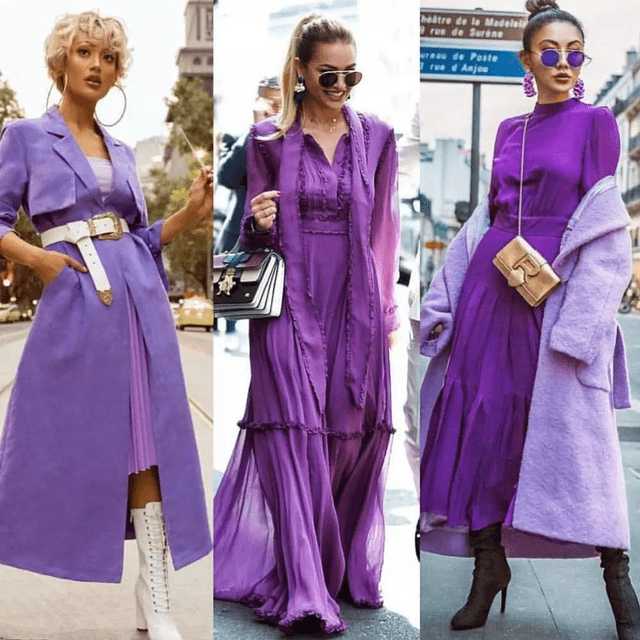 紫色系服饰