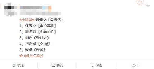 第33届电影金鸡奖前瞻，易烊千玺有望得影帝，影