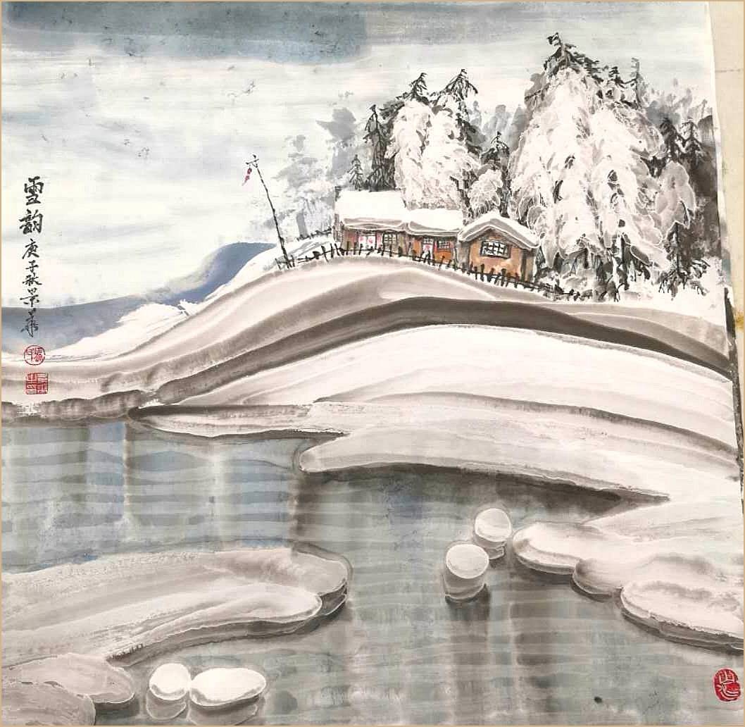 矾墨冰雪画家马景华 作品欣赏【艺韵阁报道】