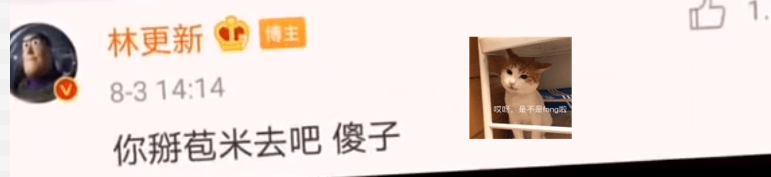 林更新怼黑粉“语录”登热搜榜首,话语太损惹网友笑翻