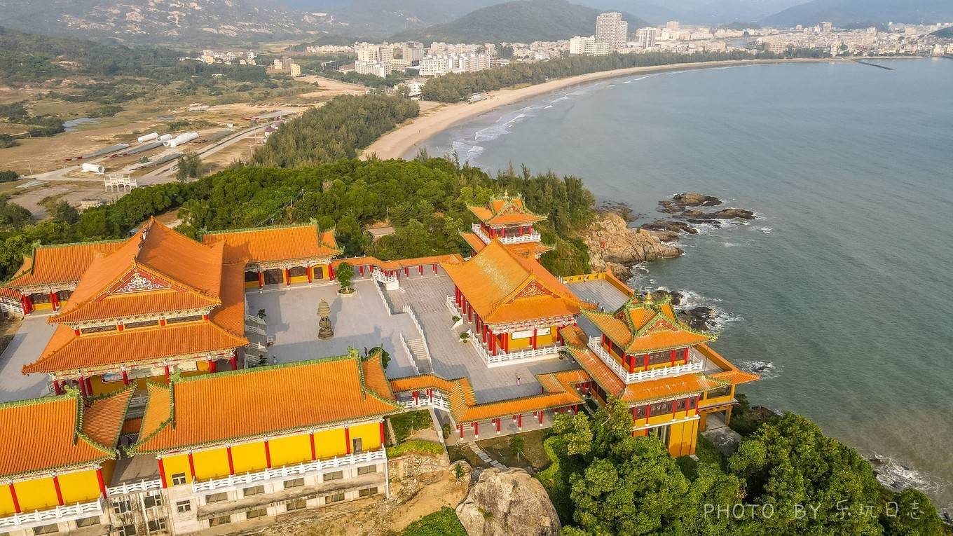 原创东平小众秘景地阳江小故宫飞龙寺靠山面海风景特美