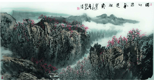 原创著名画家崔华池:为山水抒豪情 为时代留烙印