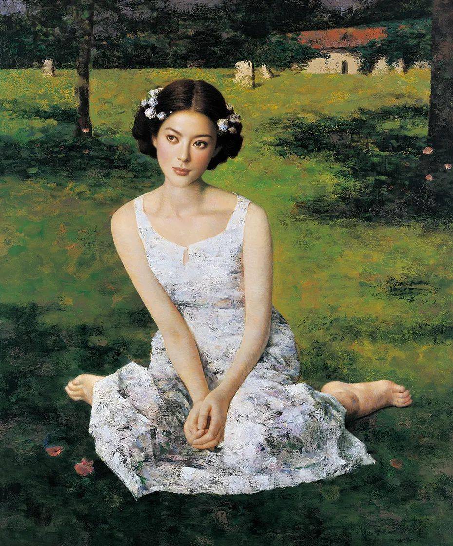 中国油画家谢楚余女性人物油画作品赏析_搜狐网