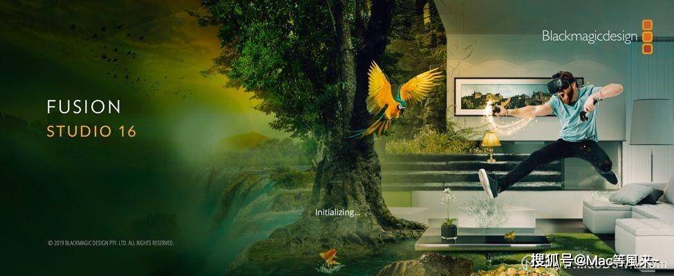 blackmagic fusion studio 17 for mac(视频特效合成软件)