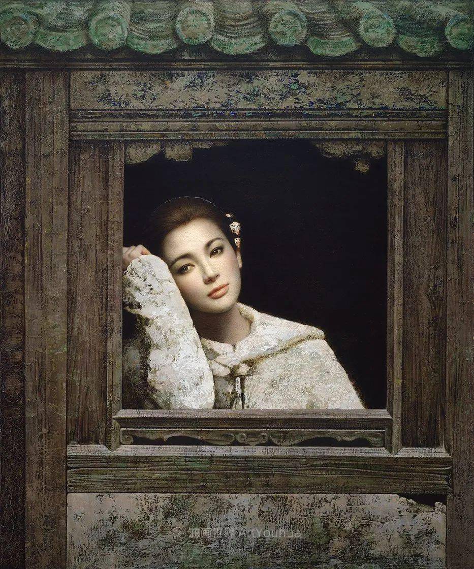 中国油画家谢楚余女性人物油画作品赏析_搜狐网
