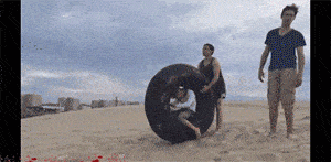 看我无敌风火轮,走起!