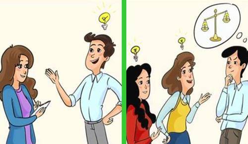 原创通过10幅插画完美诠释出:性格外向与内向在对待生活上的差别