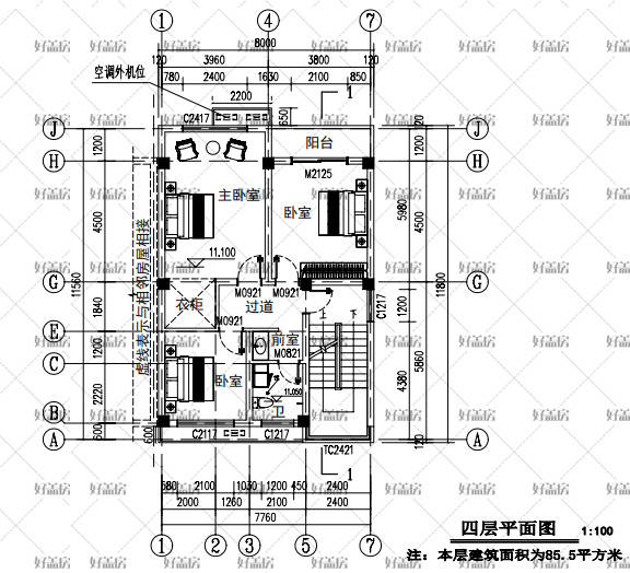 自建60平方房子设计图