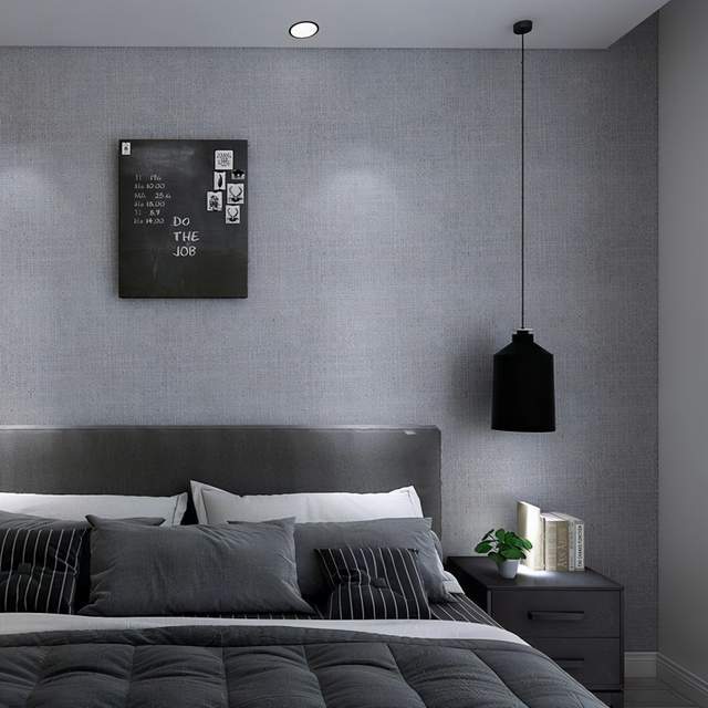 深灰色基本是一种百搭色系,沉稳大气,无论是作沙发背景墙,还是电视