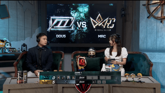 战队|第五人格IVL职业联赛秋季赛DOU5 vs MRC第一局 监管者的对决4抓对4抓双方打平