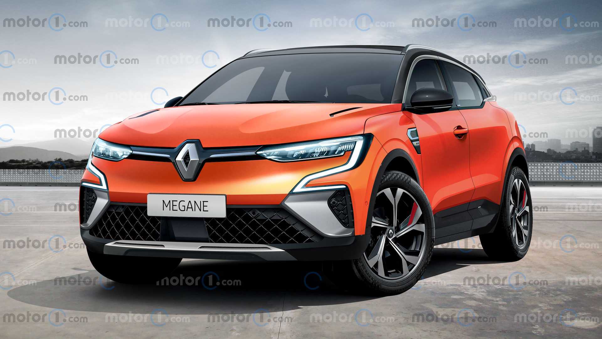 基于Megane eVision电动概念车的新雷诺Megane渲染曝光将于2021年发布