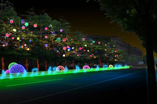 什么是城市景观道路亮化工程的设计原则-九凌光电_照明