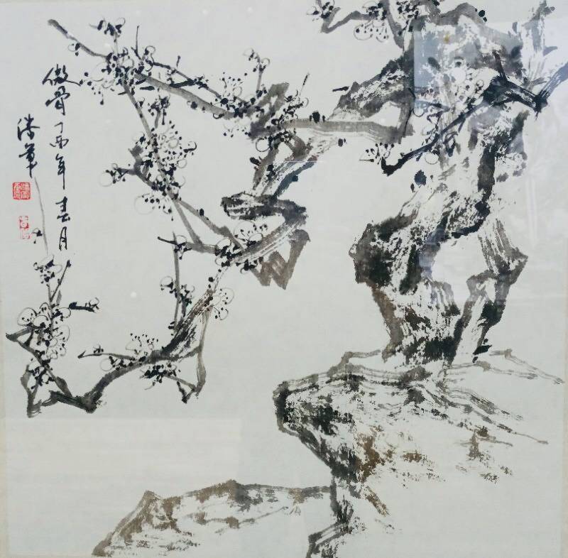 画家潘军:万梅山房云为伴,笔底梅花开更幽