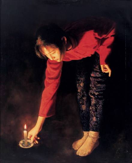 图片[6]-油画名家——吴静涵乡村少女系列油画作品欣赏-魔性次元