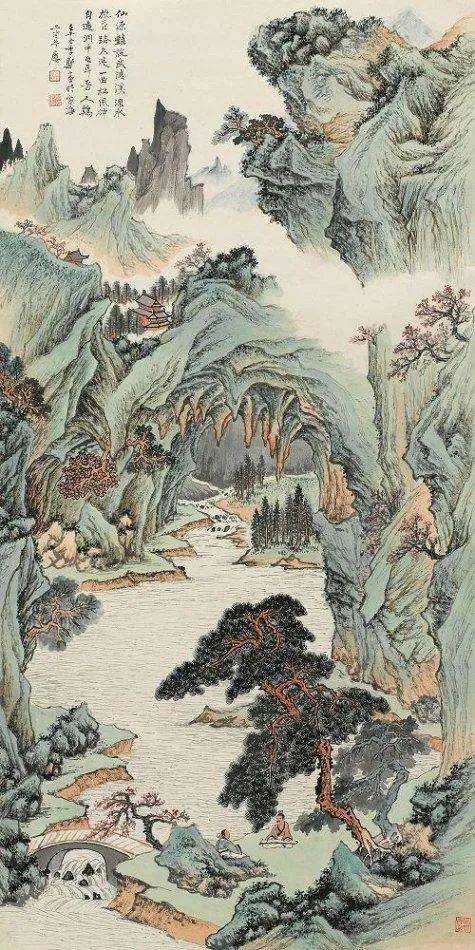 民国画家郑午昌山水画作品选赏~_手机搜狐网