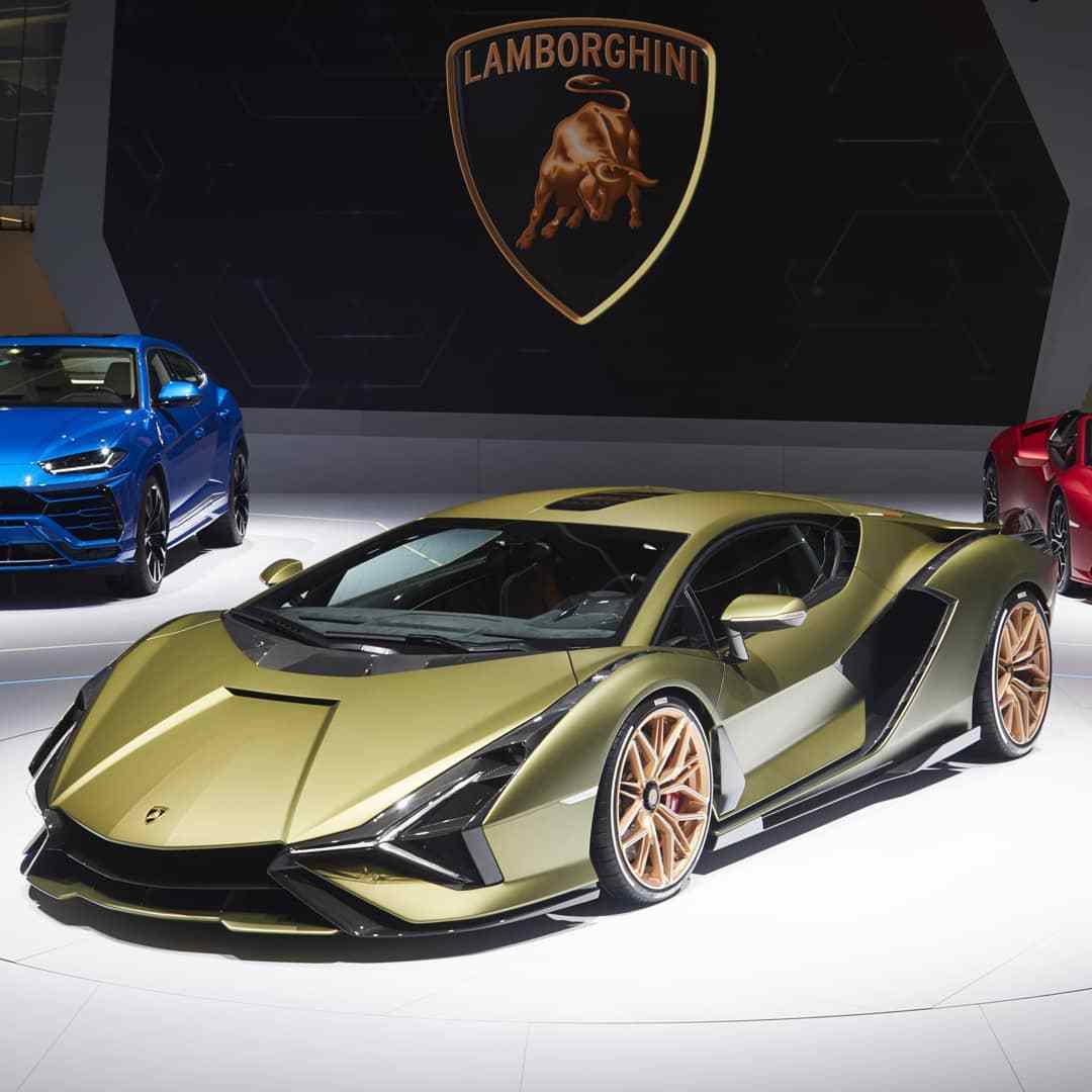 不同颜色的lamborghini(兰博基尼)超跑 sian