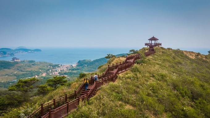 大连山海集团旅行社记海景无限的无骗局老铁山公园望海岭和马祖庙