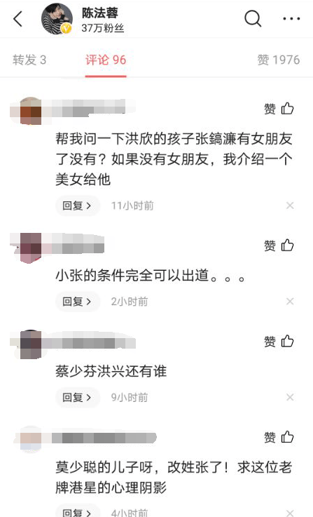洪欣携儿子与好友聚会,张镐濂长得太帅