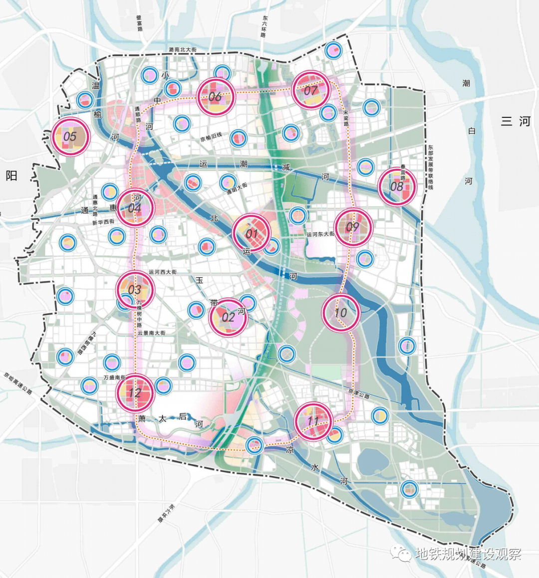 十四五期间城市副中心地铁建设项目公布m102线确认分段实施