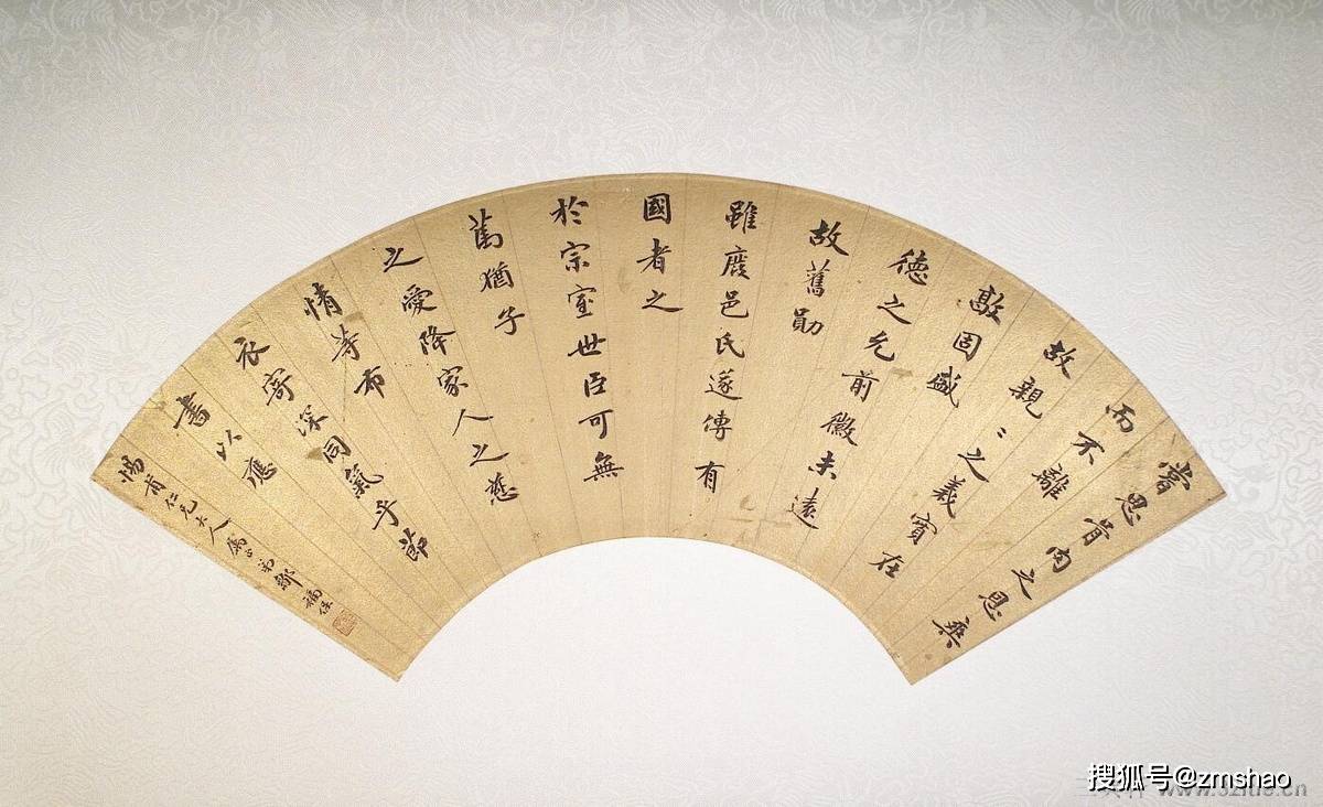 1/ 12 小小扇面内容非凡,琴棋书画无所不能