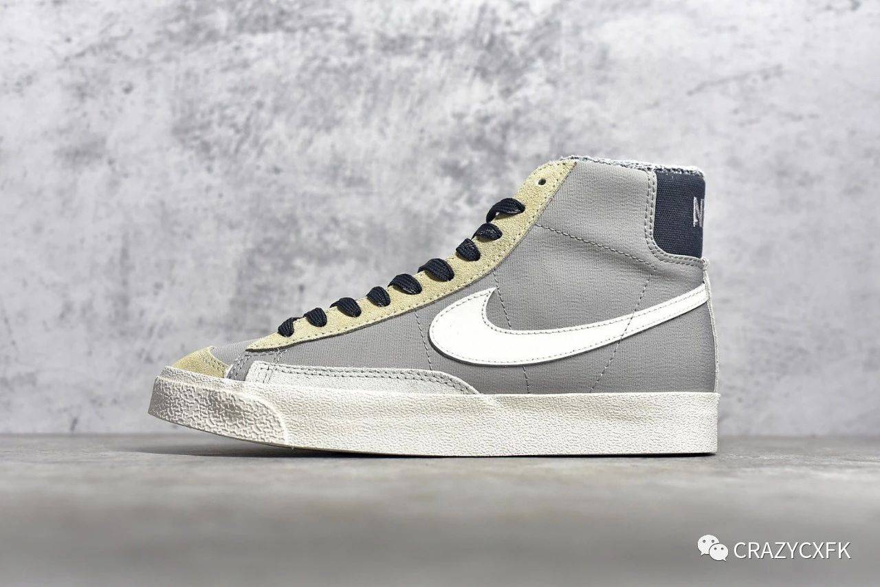 耐克nike blazer mid 1977 vintage dc5269-033 灰粽开拓者板鞋