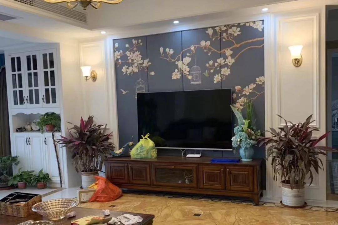 「看设计」网友集体晒电视背景墙,无眼看,绝对是妈妈装修的