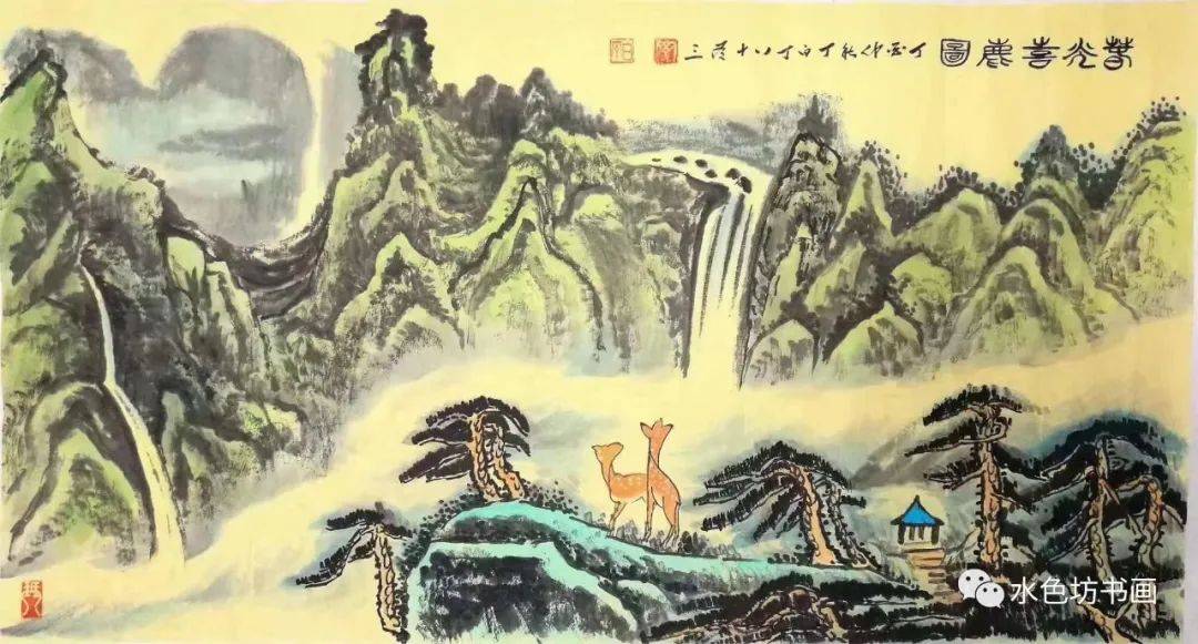 画家专栏│丁白丁传统山水画欣赏