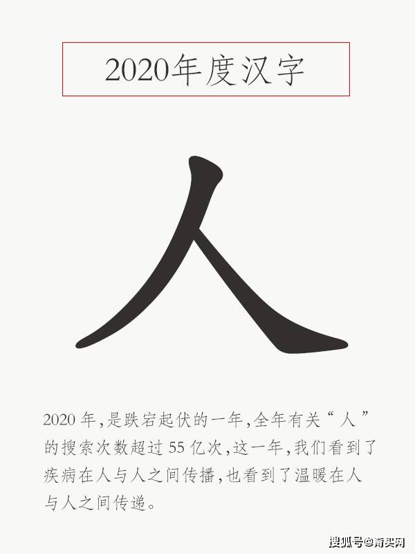 "人"当选2020年度汉字