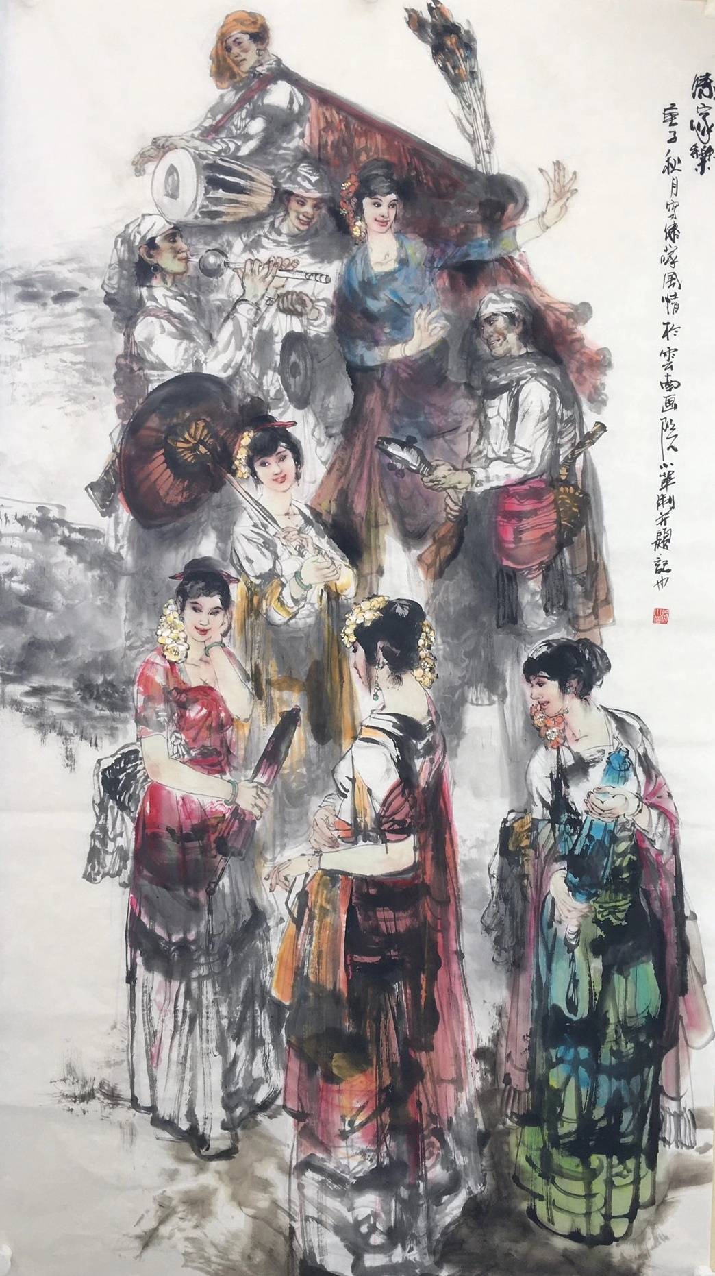 中国画名家—画家杨小华作品欣赏