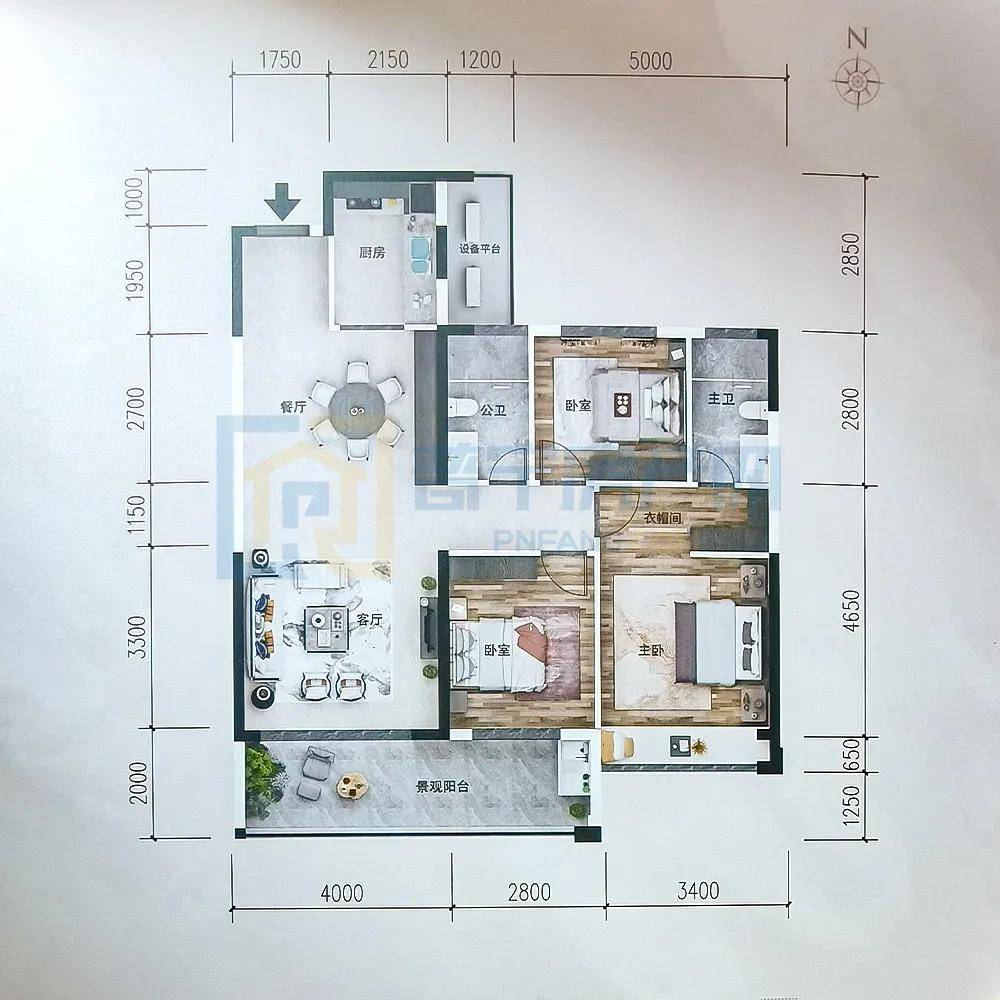 135-138㎡f户型二室二厅一卫,68㎡g户型三室二厅一卫,86㎡h户型四室二