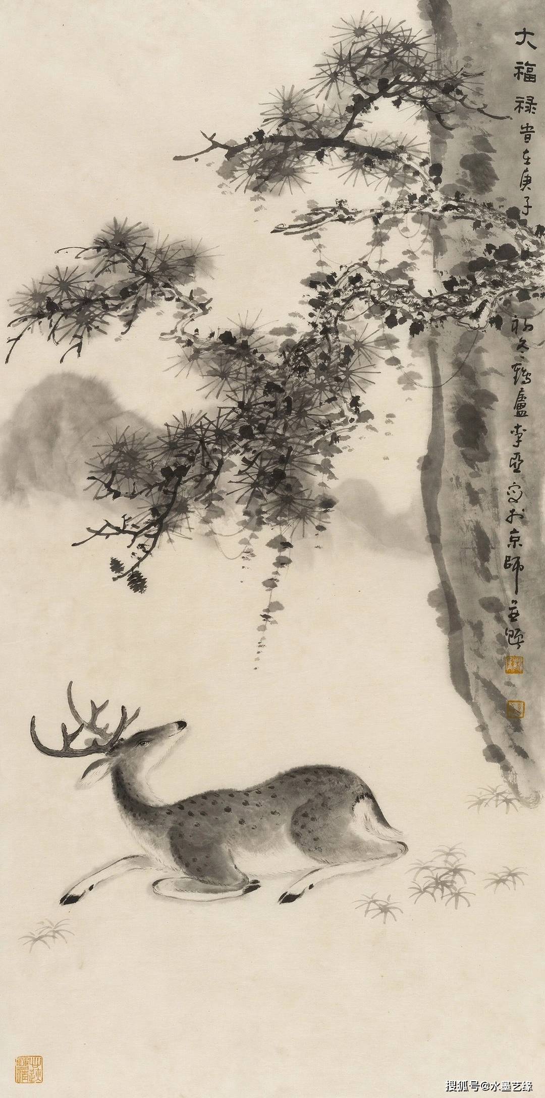 清风徐来墨上花开一著名画家李亚老师书画作品欣赏