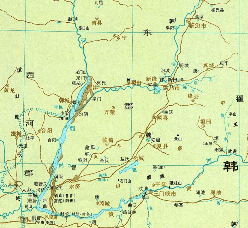 河北省简称为"冀",为何在山西省历史上也有许多以冀为