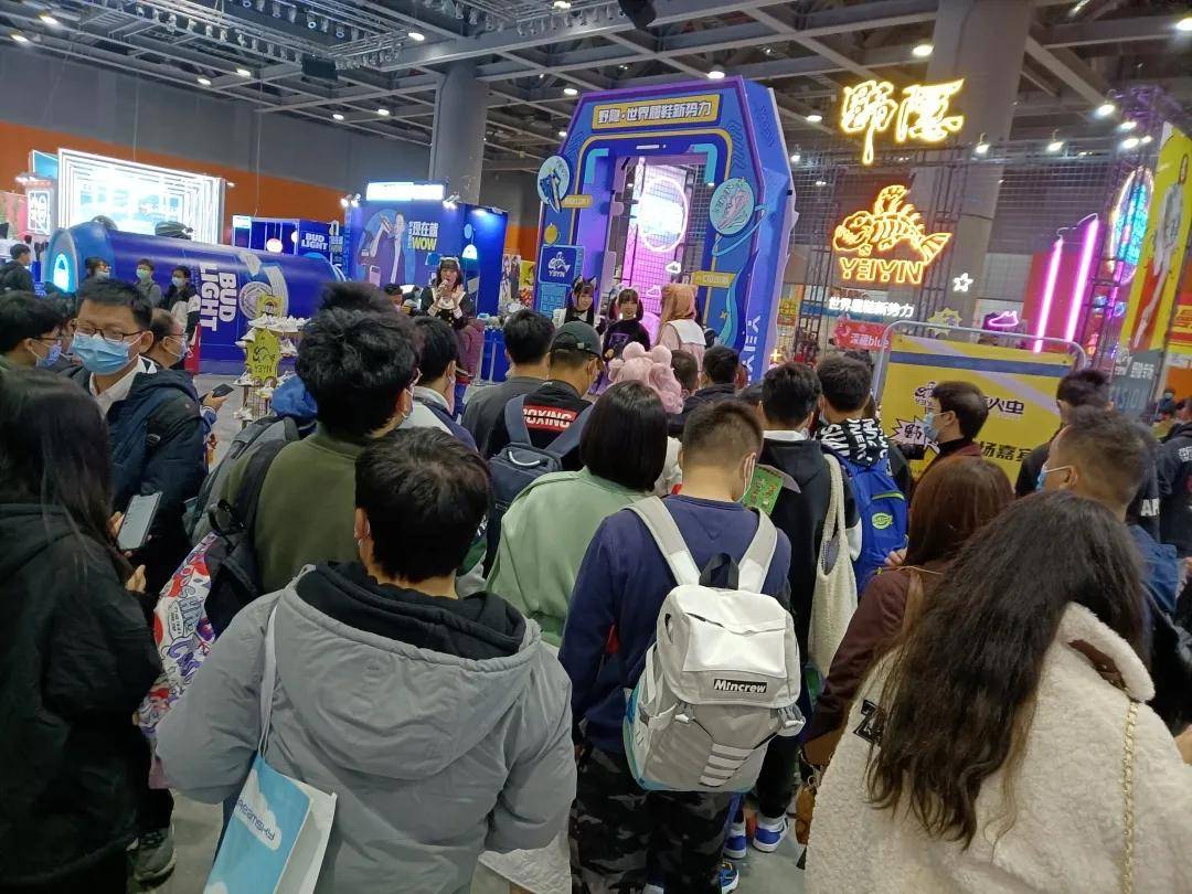 漫展广州人气展台野隐舞台那么大出彩2021有你一份