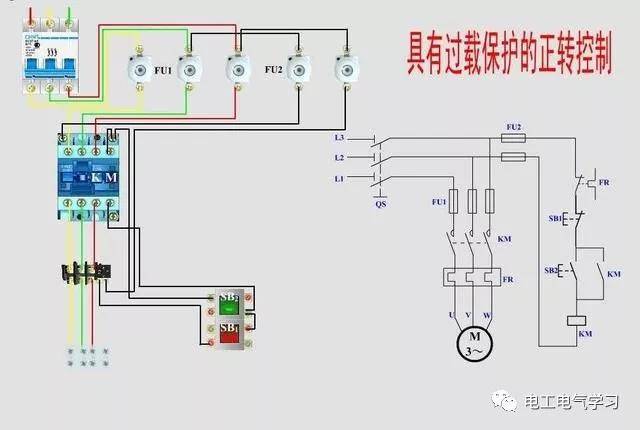 11个电路原理图 实物接线图,电工入门怎么能看不懂,纯